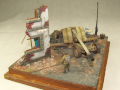 Diorama with a resin model of the PaK 44 anti-tank gun from the Second World War - photo no 8